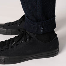 Load image into Gallery viewer, NAKED AND FAMOUS INDIGO SASHIKO WEIRD GUY