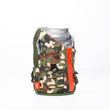 Load image into Gallery viewer, The Adventurer - Insulated 12 oz Can Cooler - Woodsy Camo