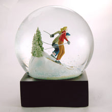 Load image into Gallery viewer, Skiers Snow Globe