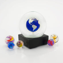 Load image into Gallery viewer, Big Blue Marble Snow Globe