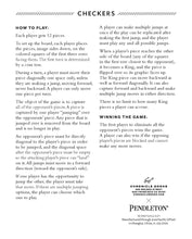 Load image into Gallery viewer, Pendleton Red Black Check Pattern Chess & Checkers