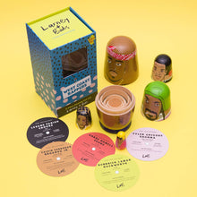Load image into Gallery viewer, West Coast Rappers Wooden Nesting Doll Sets