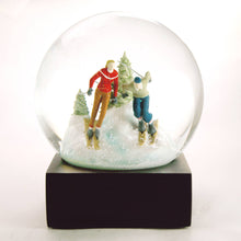 Load image into Gallery viewer, Skiers Snow Globe
