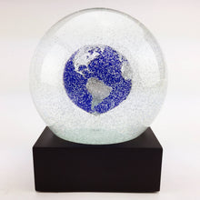 Load image into Gallery viewer, Big Blue Marble Snow Globe