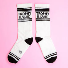 Load image into Gallery viewer, Trophy Husband Gym Crew Socks