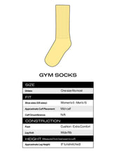 Load image into Gallery viewer, Coffee Makes Me Poop Gym Crew Socks