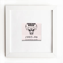 Load image into Gallery viewer, Chicago Bulls: White Frame: $135