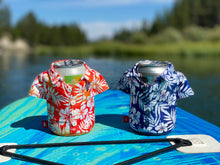 Load image into Gallery viewer, The Aloha - Insulated 12 oz Can Cooler - Apricot Floral