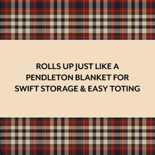 Load image into Gallery viewer, Pendleton Red Black Check Pattern Chess &amp; Checkers
