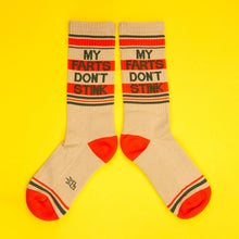 Load image into Gallery viewer, My Farts Don't Stink Gym Crew Socks
