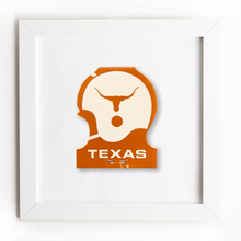 Load image into Gallery viewer, University of Texas: White Frame: $135
