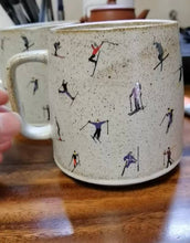 Load image into Gallery viewer, Ski Adventure Stoneware Mug: Embrace the Slopes: No Coasters
