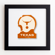 Load image into Gallery viewer, University of Texas: White Frame: $135
