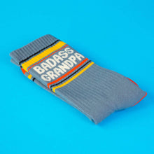 Load image into Gallery viewer, Badass Grandpa Gym Crew Socks
