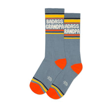 Load image into Gallery viewer, Badass Grandpa Gym Crew Socks
