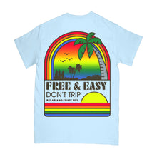 Load image into Gallery viewer, Free &amp; Easy Sunset Rainbow Tee
