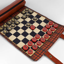 Load image into Gallery viewer, Pendleton Red Black Check Pattern Chess &amp; Checkers
