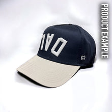 Load image into Gallery viewer, The Upside Down Two-Tone Hat - Customizable: Red &amp; Cream
