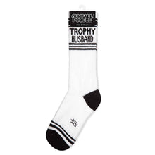 Load image into Gallery viewer, Trophy Husband Gym Crew Socks
