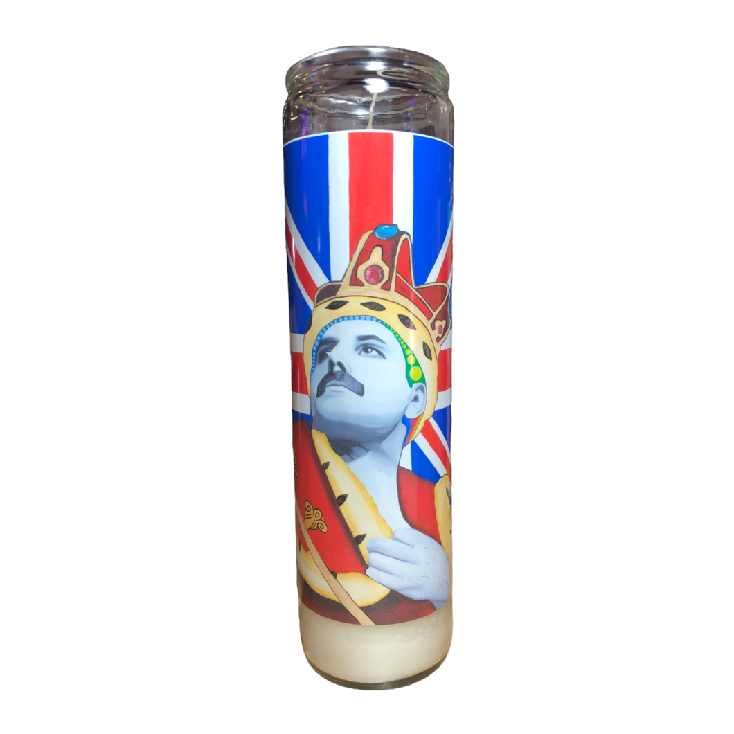 Chelsea Merrill Freddie Mercury Prayer Candle